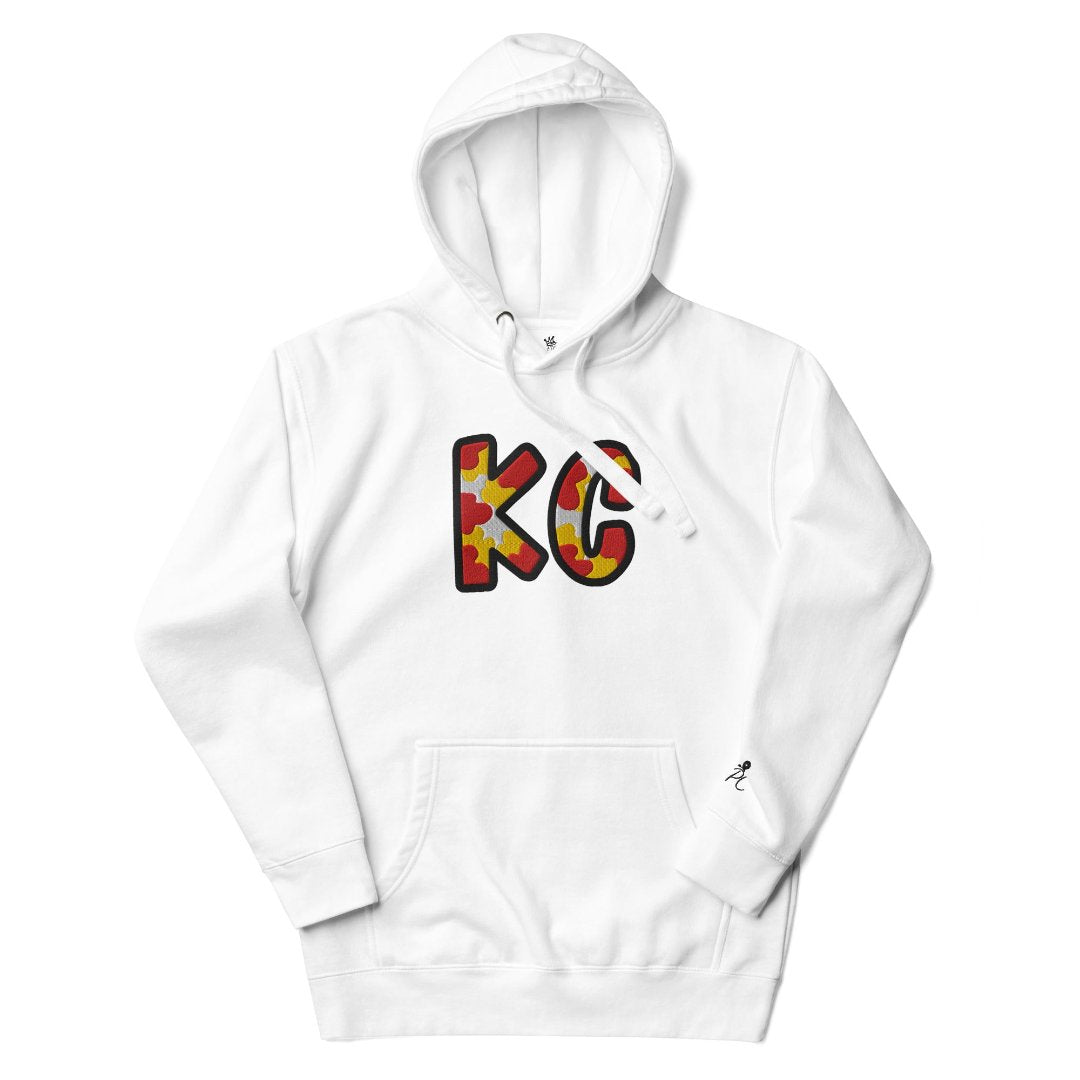 The City Collection KC Football Patched Unisex Hoodie