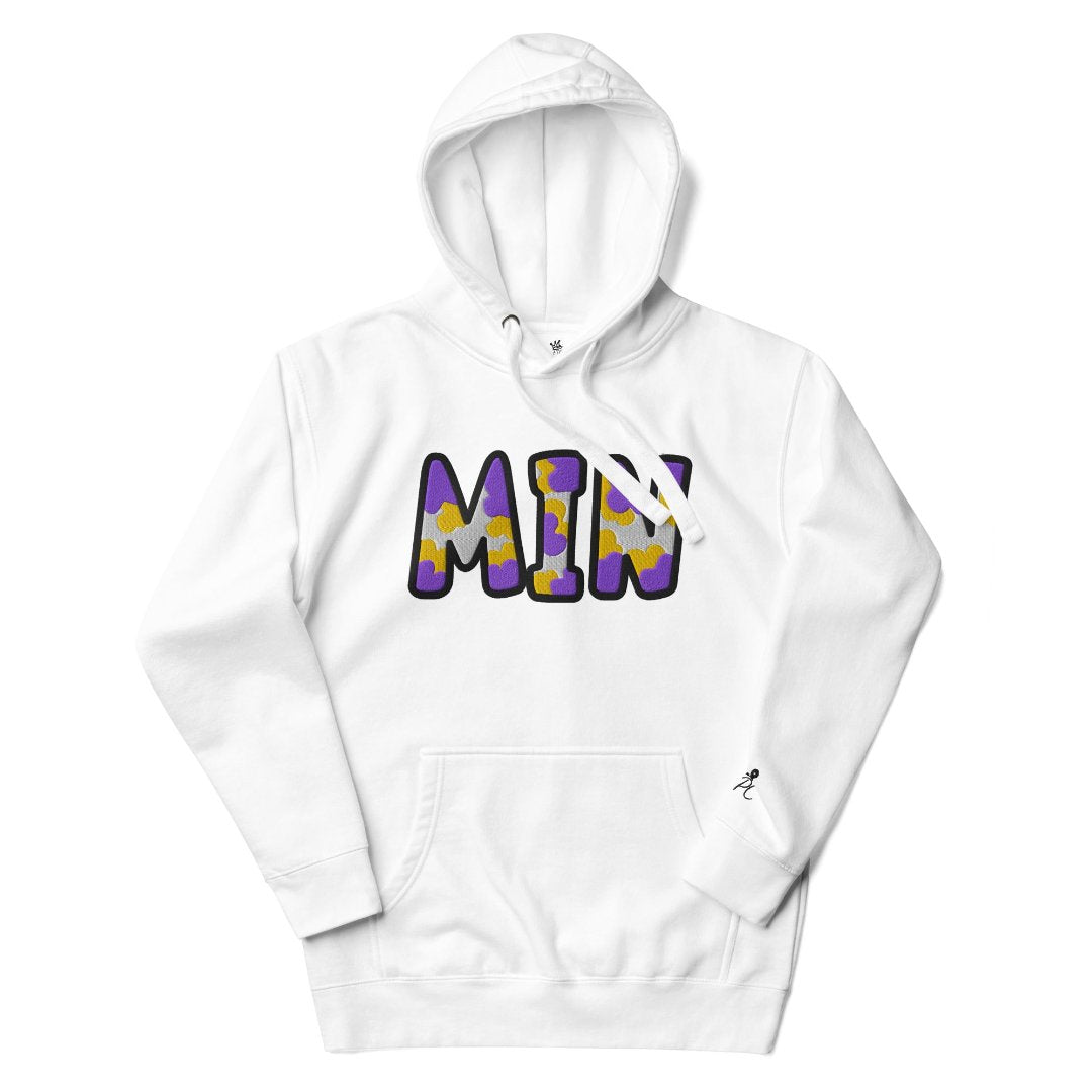 The City Collection MIN Football Patched Unisex Hoodie