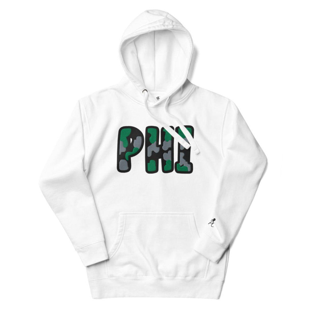 The City Collection PHI Football Patched Unisex Hoodie