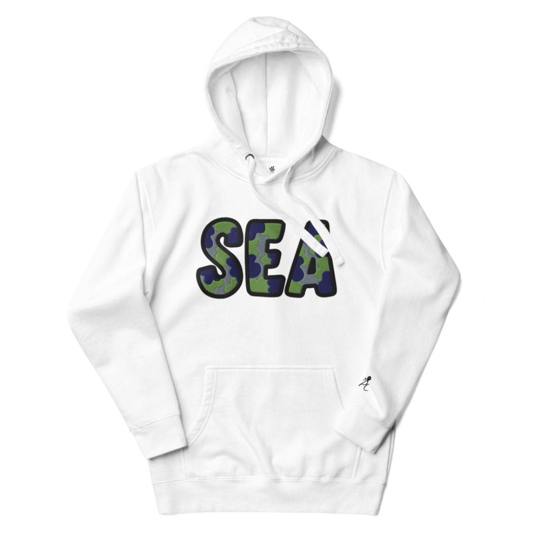 The City Collection SEA Football Patched Unisex Hoodie