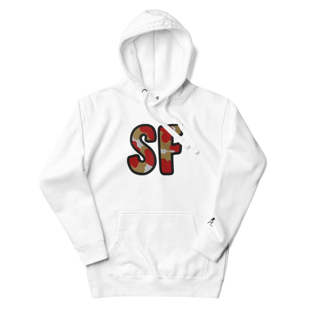 The City Collection SF Football Patched Unisex Hoodie