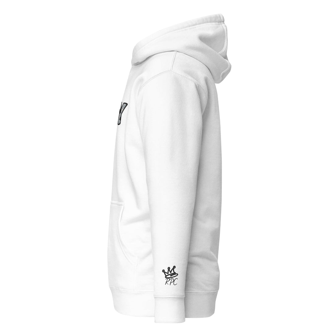 The City Collection NYY Baseball Patched Unisex Hoodie - Rebel P Customs