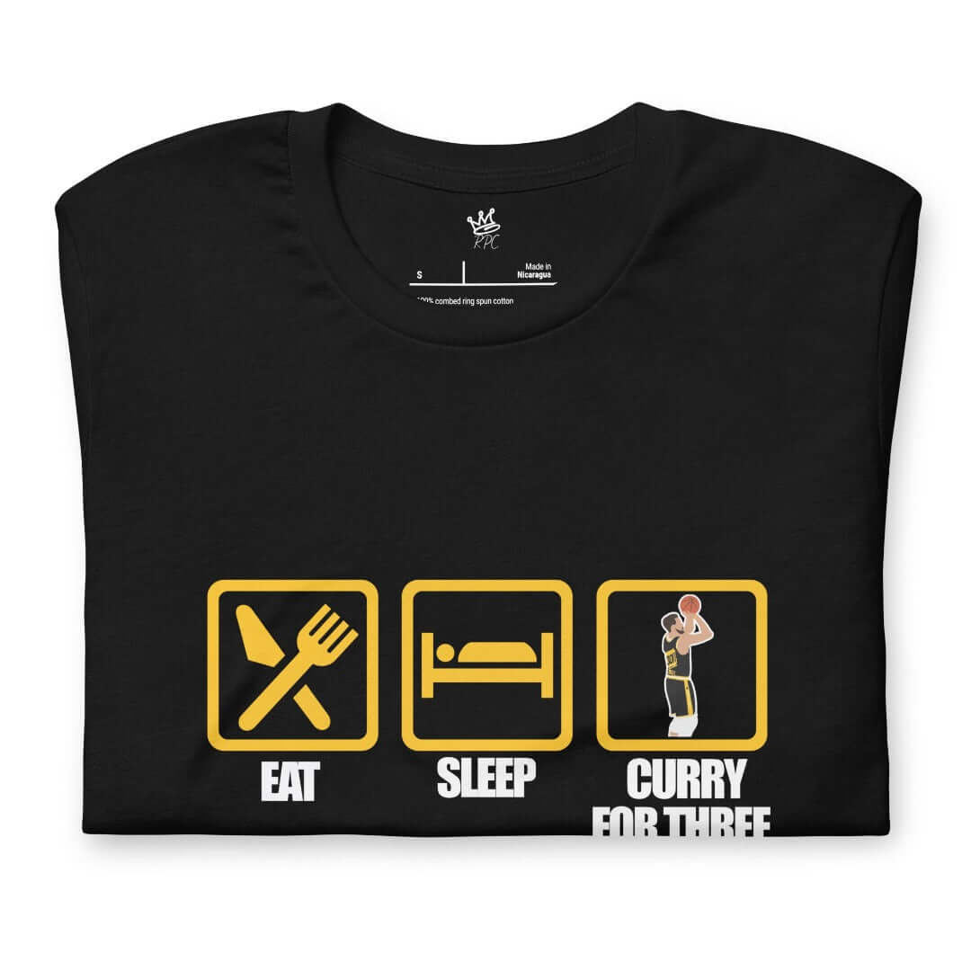 Eat Sleep Curry For Three Unisex T-shirt