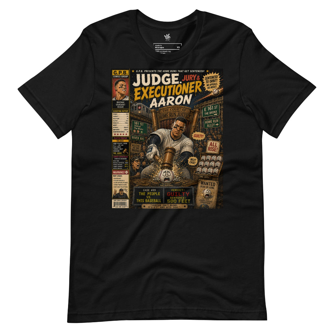 Wrinkled View Garbage Pail Ballers™ “Judge, Jury & Executioner” Vintage Diamond Classics Unisex T-Shirt - Rebel P Customs