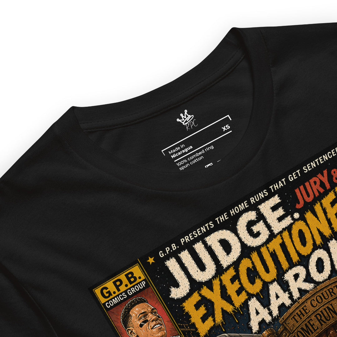 Detailed View Garbage Pail Ballers™ “Judge, Jury & Executioner” Vintage Diamond Classics Unisex T-Shirt - Rebel P Customs