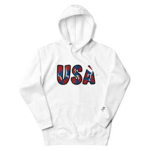 USA Hockey Patched Unisex Hoodie - Rebel P Customs