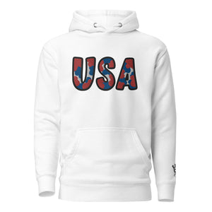 USA Hockey Patched Unisex Hoodie - Rebel P Customs