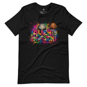 Wrinkled Vintage Hardwood Classics — Alien Invasion Unisex T-Shirt - Rebel P Customs