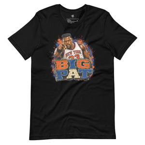 Retro-inspired Big Pat basketball graphic tee