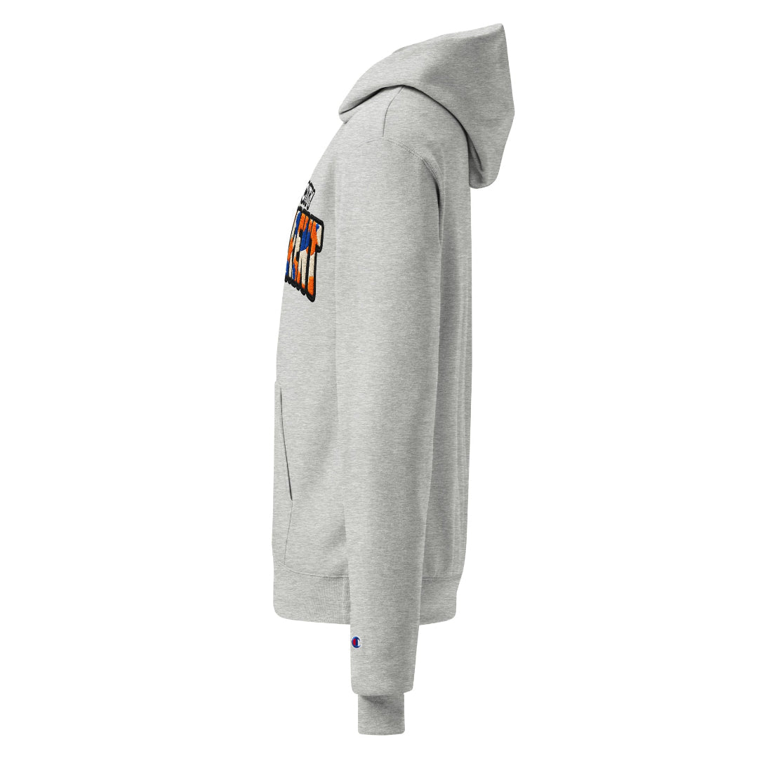 Right View of Vintage Hardwood Classics “This City Different” graphic unisex basketball Hoodie - Rebel P Customs