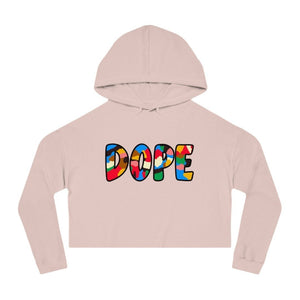 Women’s Cropped Dope Hooded Sweatshirt - Rebel P Customs