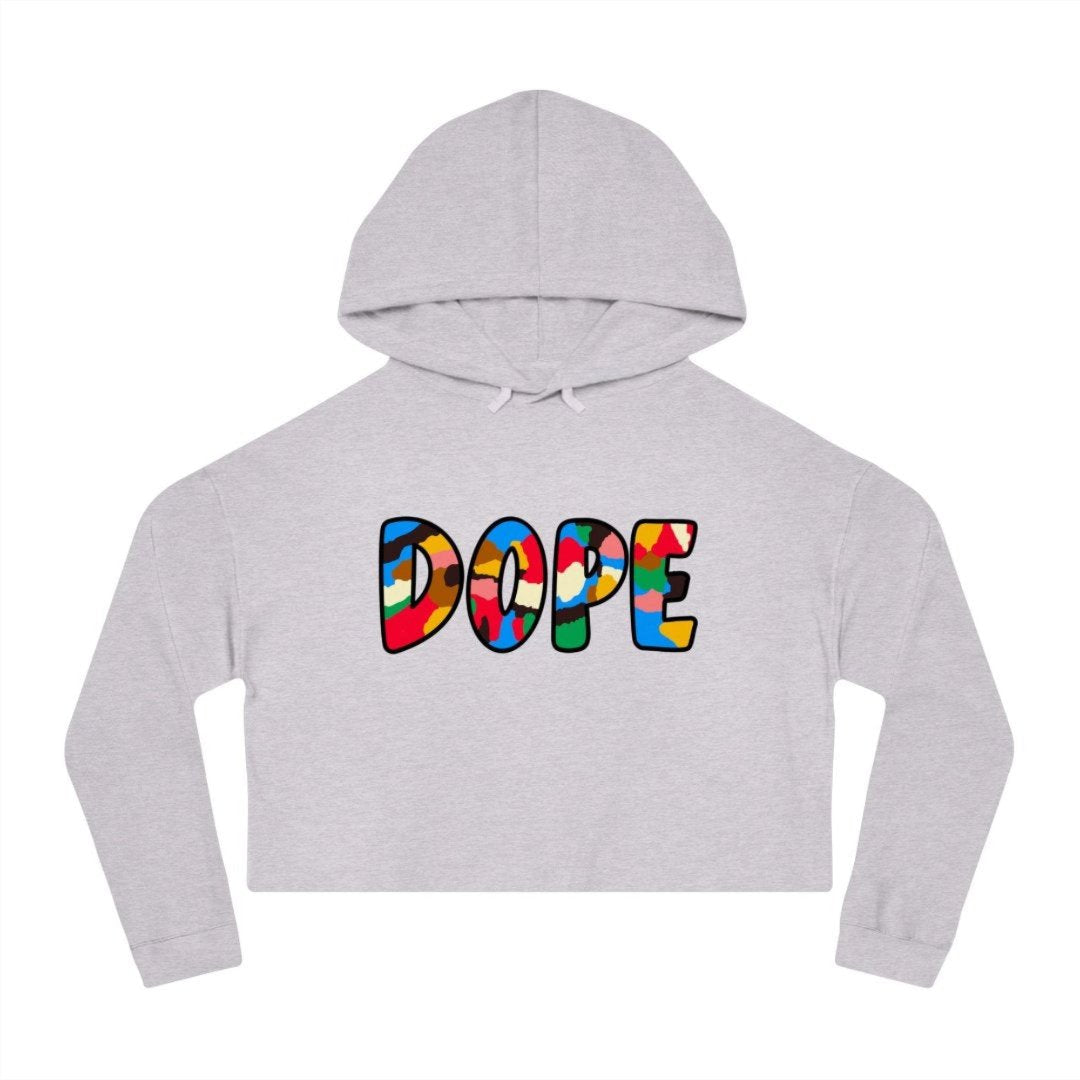 Women’s Cropped Dope Hooded Sweatshirt - Rebel P Customs