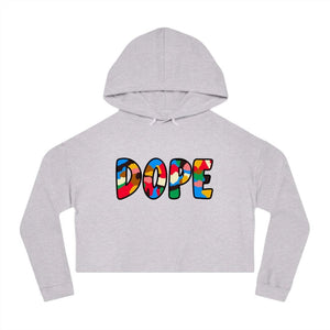 Women’s Cropped Dope Hooded Sweatshirt - Rebel P Customs