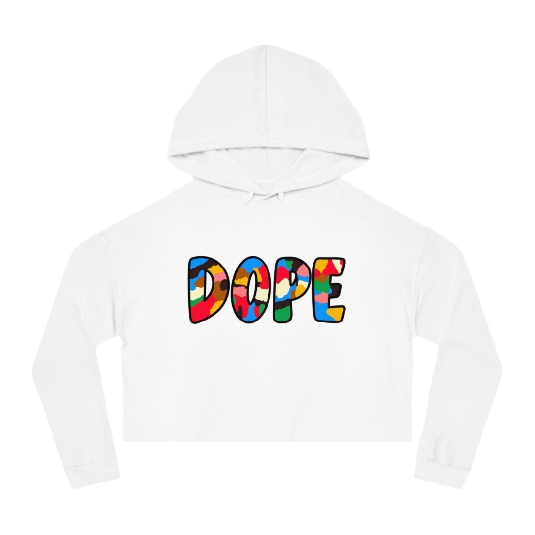 Women’s Cropped Dope Hooded Sweatshirt - Rebel P Customs