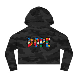 Women’s Cropped Dope Hooded Sweatshirt - Rebel P Customs