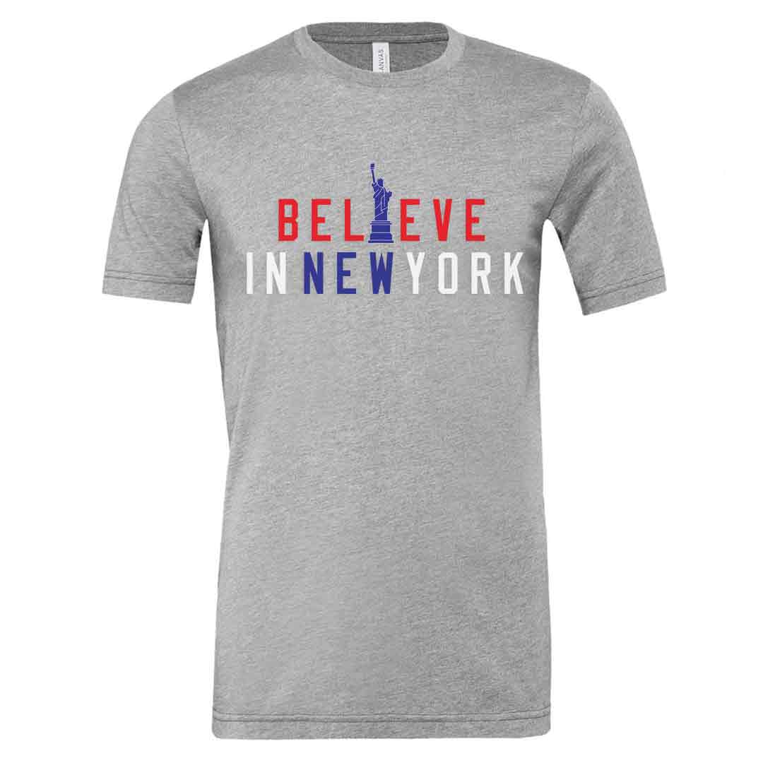 Believe In NY Logo T Shirt - Rebel P Customs