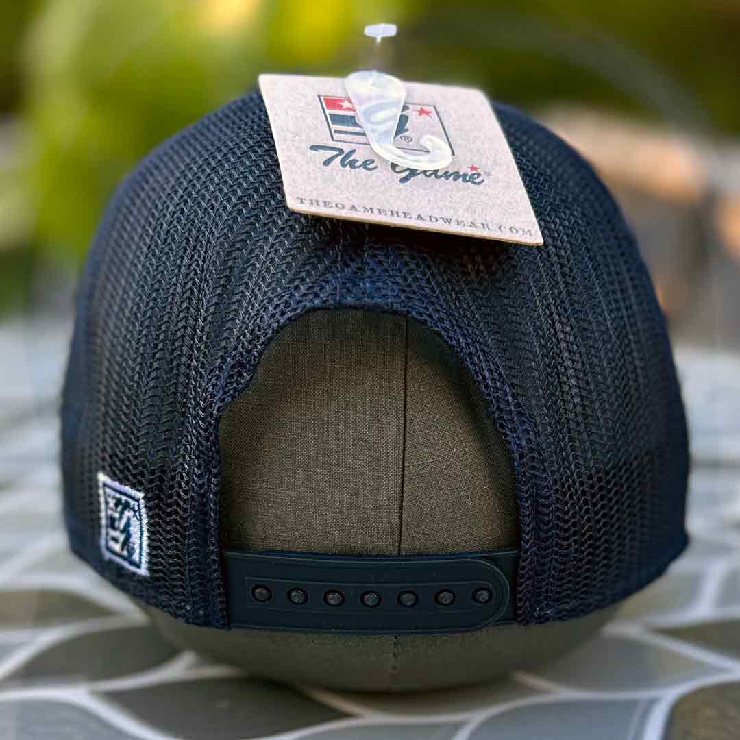 Chenille It Was All A Dream Navy Patched Trucker Hat - Rebel P Customs