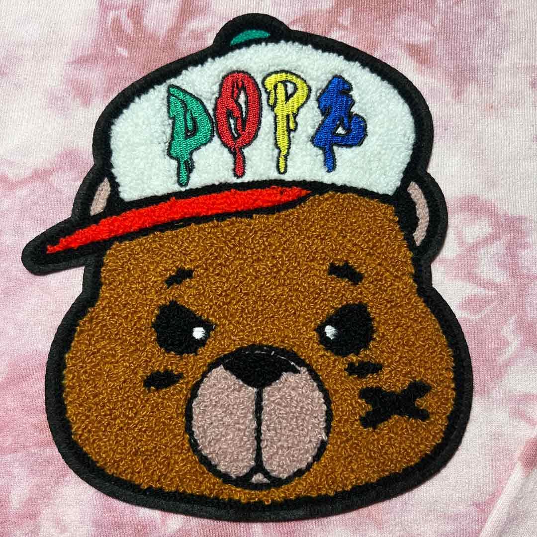 Chenille Patched Dope Bear Unisex Crew and Jogger Set - Rebel P Customs