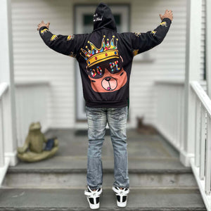 Dope Crown Bear Unisex Hoodie - Rebel P Customs