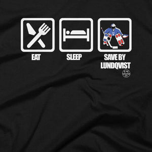 Eat Sleep Save By Lundqvist T Shirt - Rebel P Customs