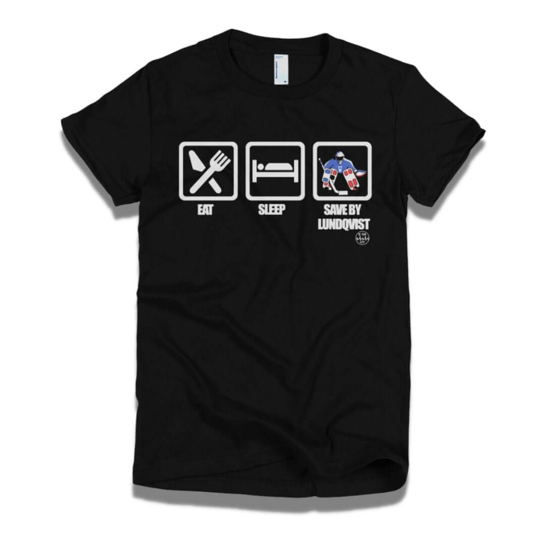 Eat Sleep Save By Lundqvist T Shirt - Rebel P Customs
