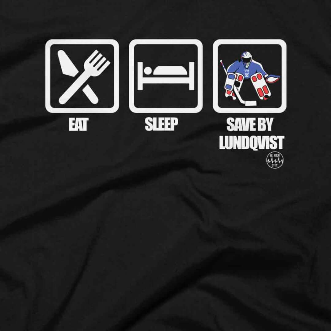 Eat Sleep Saved By Lundqvist Unisex Hoodie - Rebel P Customs