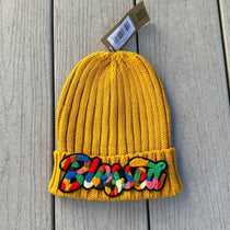 Sustainable Cable Knit Chenille Blessed Beanie - Rebel P Customs