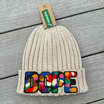 Sustainable Cable Knit Chenille Dope Beanie - Rebel P Customs