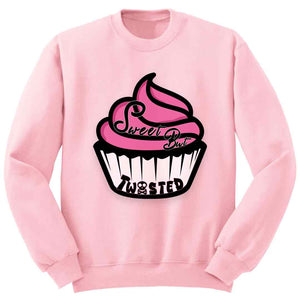 Sweet But Twisted Crewneck Sweatshirt - Rebel P Customs