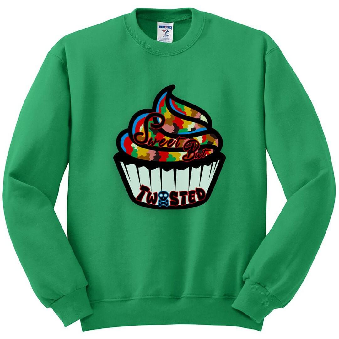 Sweet But Twisted Unisex Crewneck Sweatshirt - Rebel P Customs