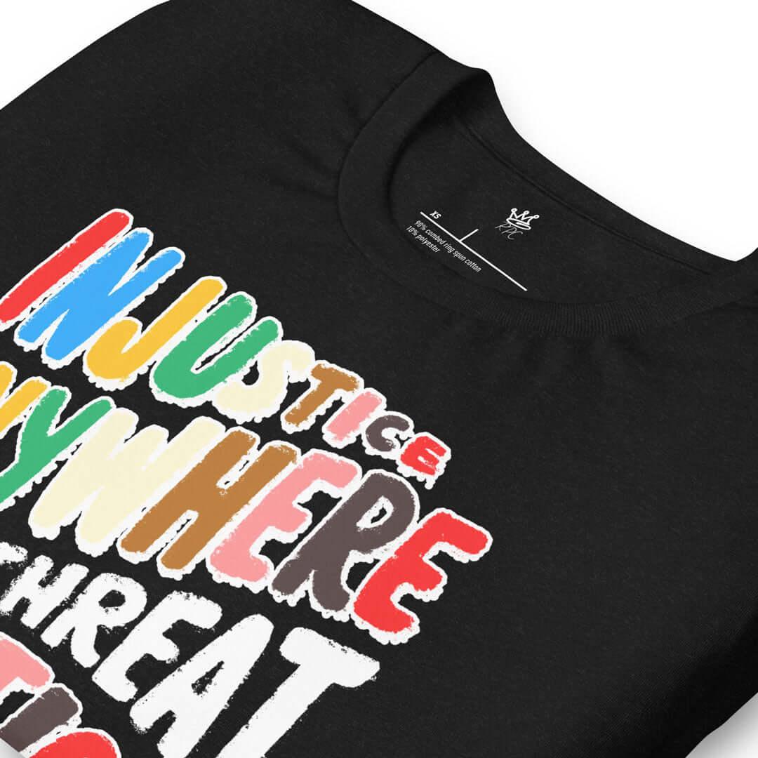 The Message Unisex T-Shirt (Black) - Rebel P Customs