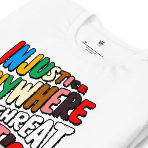 The Message Unisex T-Shirt (White) - Rebel P Customs