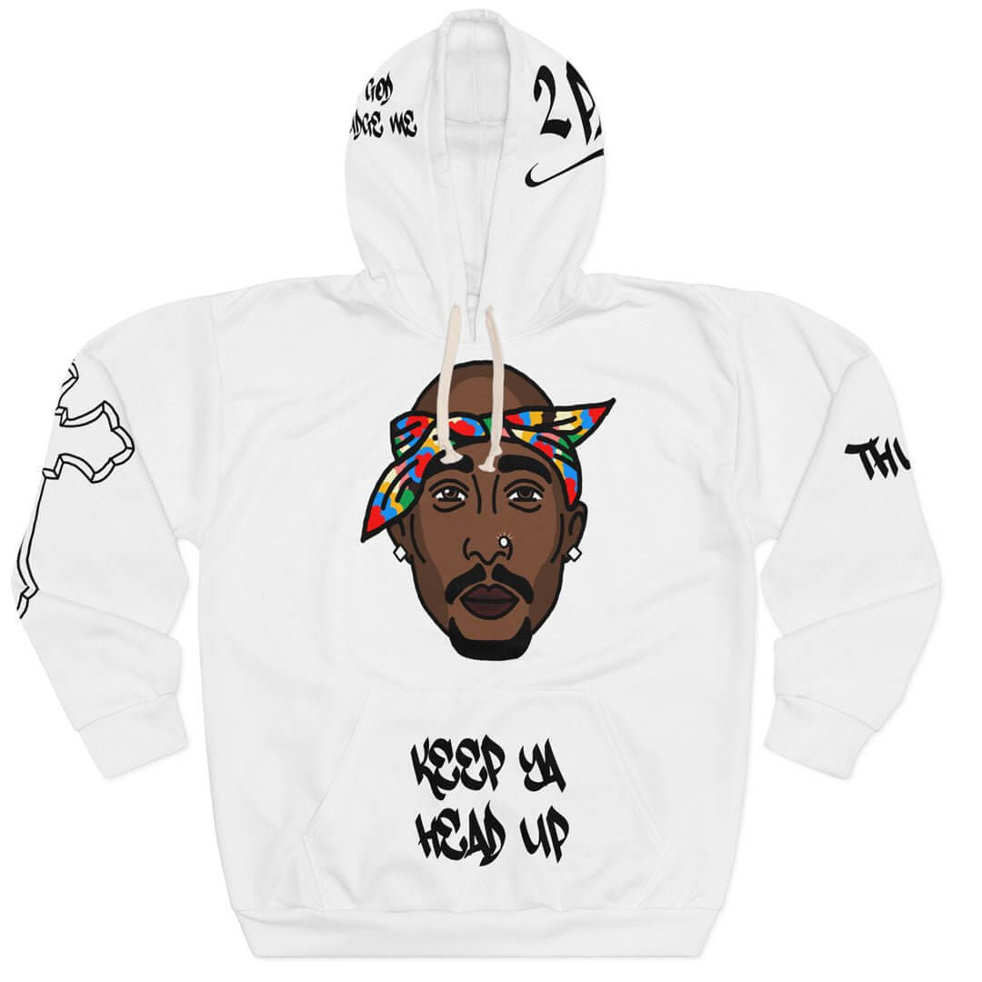 Tupac All Over Print Unisex Hoodie - Rebel P Customs