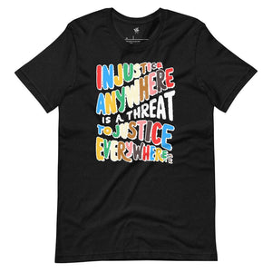 Unisex "The Message" T-Shirt Black - Rebel P Customs
