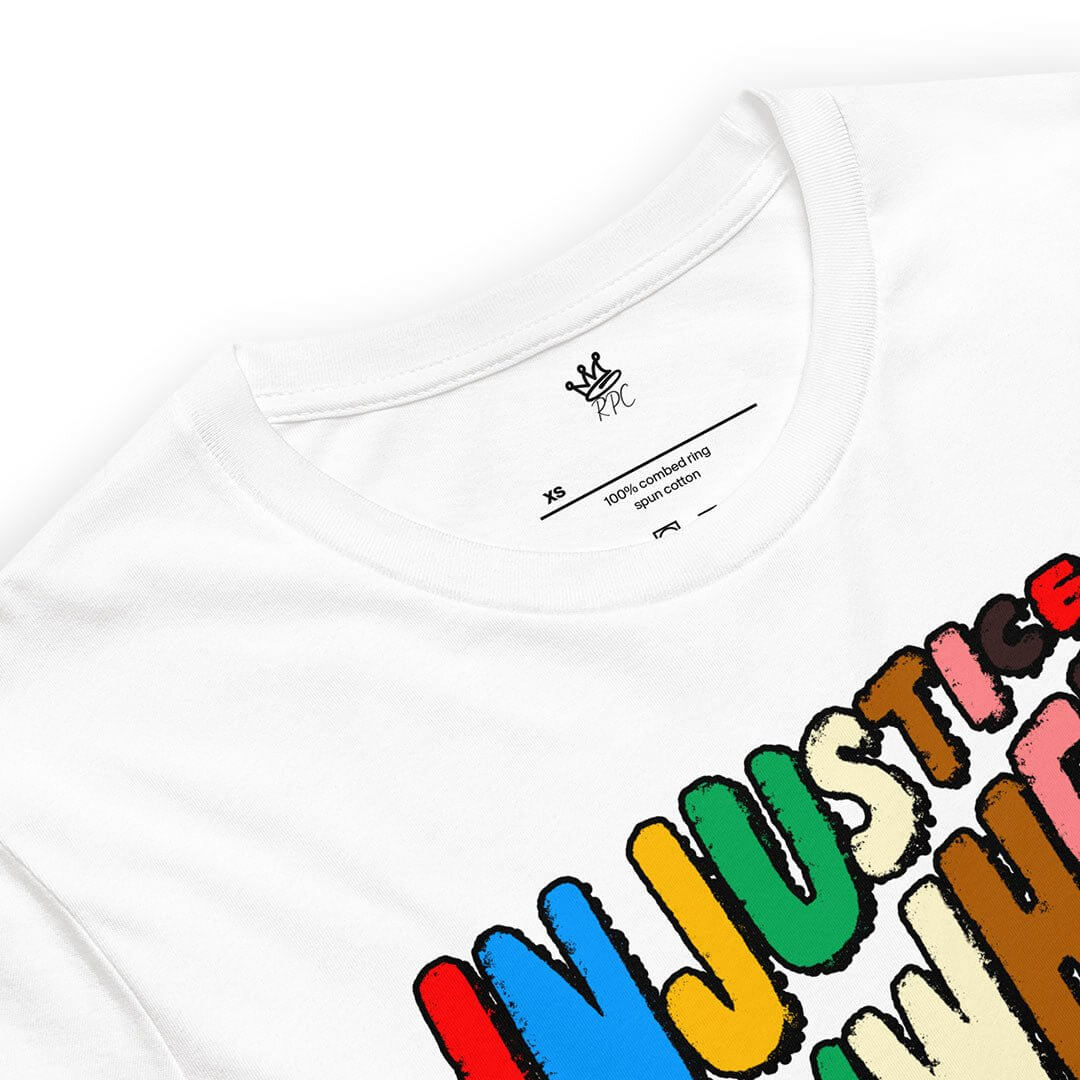 Unisex "The Message" T-Shirt White - Rebel P Customs