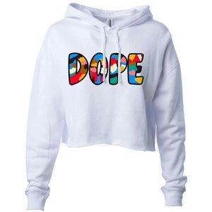 Women’s Dope Cropped Hooded Sweatshirt - Rebel P Customs